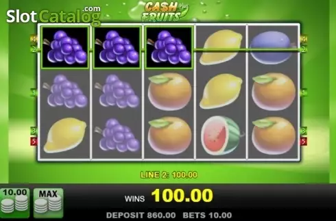 Οθόνη4. Cash Fruits Plus (Merkur) Κουλοχέρης