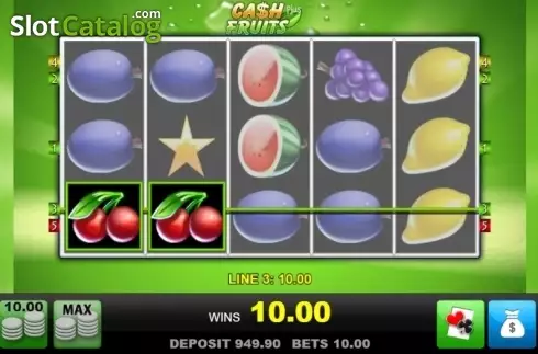 Οθόνη5. Cash Fruits Plus (Merkur) Κουλοχέρης