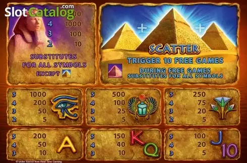 Οθόνη4. Pyramids Deluxe HD Κουλοχέρης