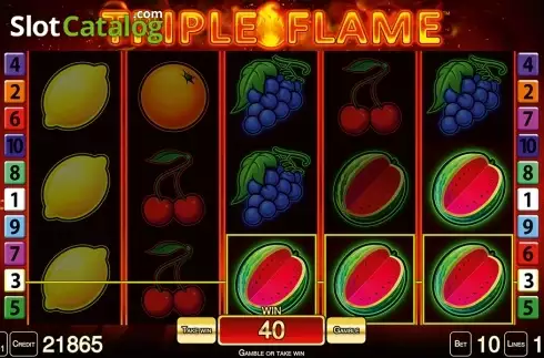 Οθόνη2. Triple Flame HD Κουλοχέρης