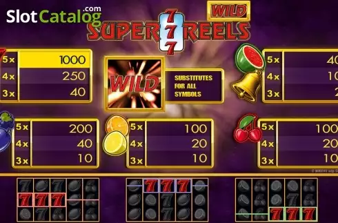 Οθόνη4. Super 7 Reels Wild HD Κουλοχέρης