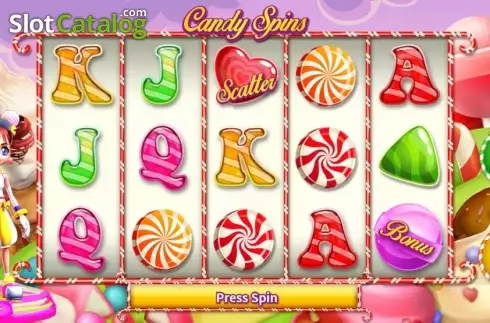 Οθόνη3. Candy Spins Κουλοχέρης