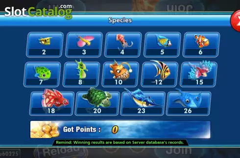 Οθόνη5. Ocean Dragon Κουλοχέρης