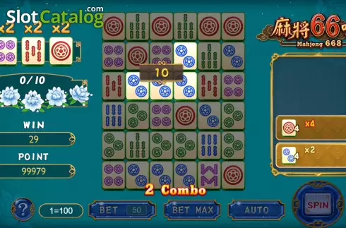 Οθόνη3. Mahjong 668 Κουλοχέρης