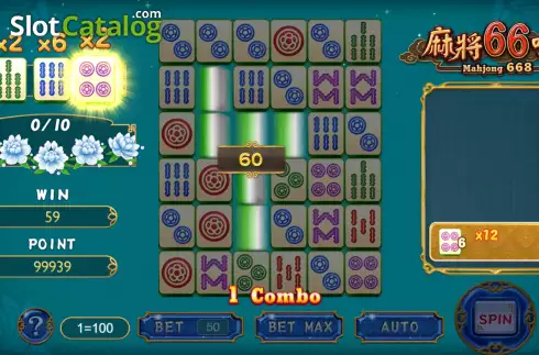 Οθόνη4. Mahjong 668 Κουλοχέρης