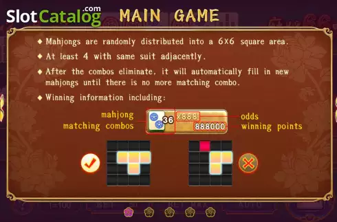 Οθόνη5. Mahjong 668 Κουλοχέρης