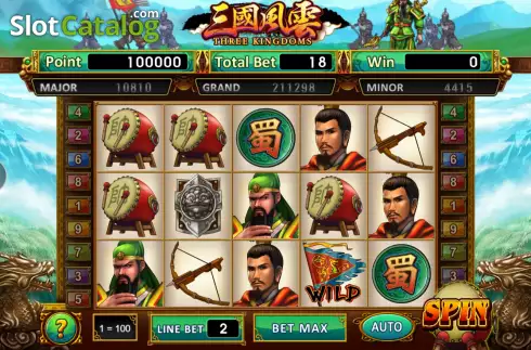 Οθόνη2. Three Kingdoms (Micro Sova) Κουλοχέρης 
