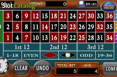 Οθόνη5. Roulette Paradise Κουλοχέρης