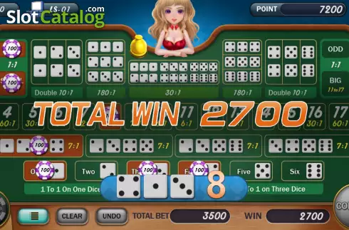 Οθόνη7. Lucky Sic Bo Κουλοχέρης