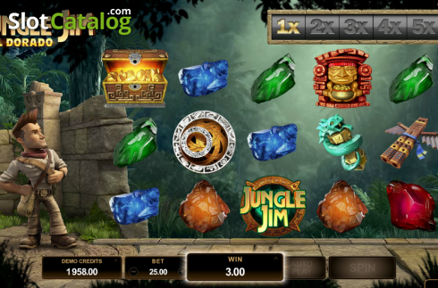 Ροδέλες. Jungle Jim El Dorado Κουλοχέρης
