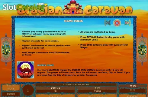 Οθόνη2. Arabian Caravan Κουλοχέρης