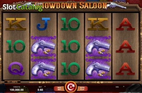 Οθόνη2. Showdown Saloon Κουλοχέρης