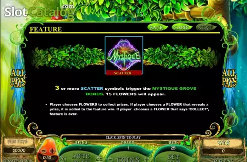 Οθόνη4. Mystique Grove Κουλοχέρης