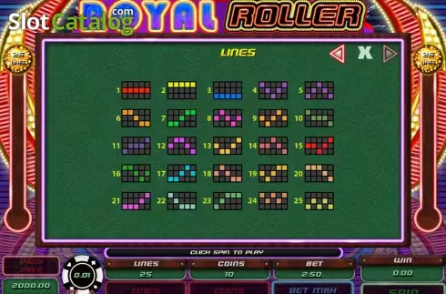 Οθόνη5. Royal Roller Κουλοχέρης