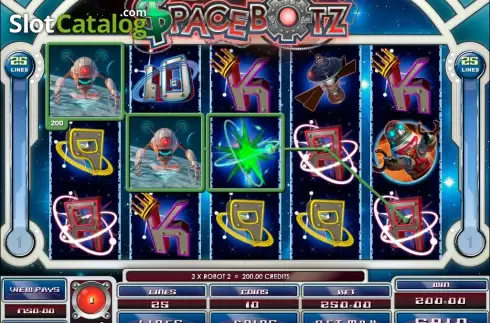 Οθόνη8. Space Botz Κουλοχέρης 