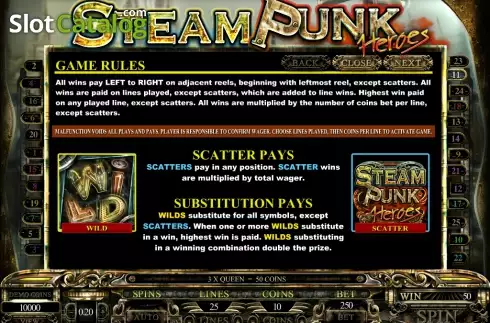 Οθόνη2. Steam Punk Heroes Κουλοχέρης