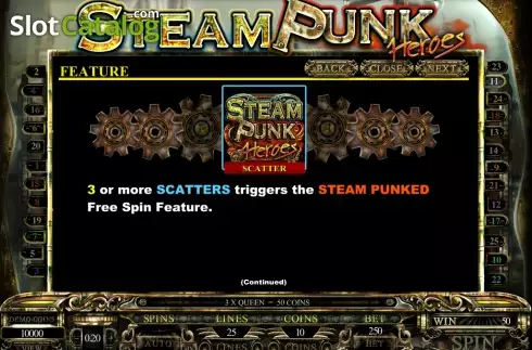 Οθόνη4. Steam Punk Heroes Κουλοχέρης