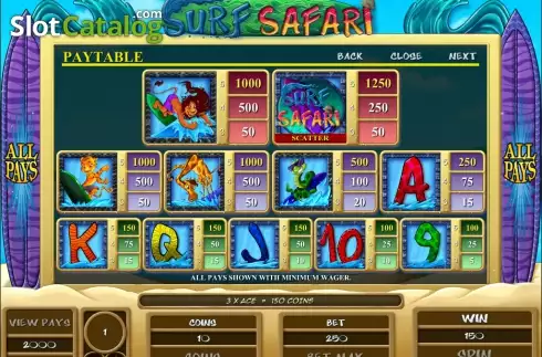 Οθόνη3. Surf Safari Κουλοχέρης