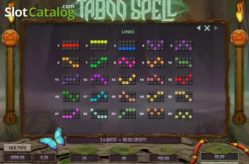 Οθόνη6. Taboo Spell Κουλοχέρης