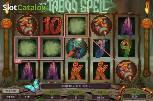 Οθόνη7. Taboo Spell Κουλοχέρης