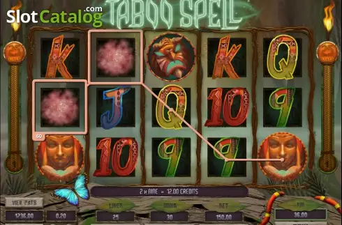 Οθόνη8. Taboo Spell Κουλοχέρης