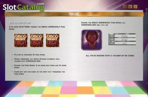 Οθόνη4. Disco Night Fright Κουλοχέρης 