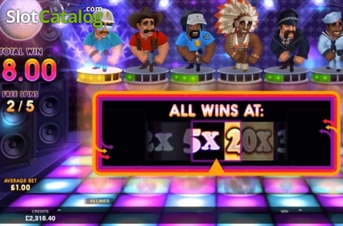 Οθόνη5. Village People Macho Moves Κουλοχέρης 