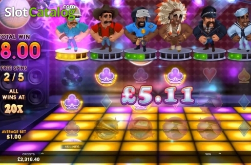 Οθόνη6. Village People Macho Moves Κουλοχέρης 