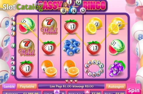 Οθόνη3. Sassy Bingo Κουλοχέρης 