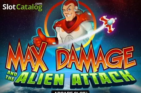 Max Damage and the Alien Attack Λογότυπο Max Damage and the Alien Attack Λογότυπο