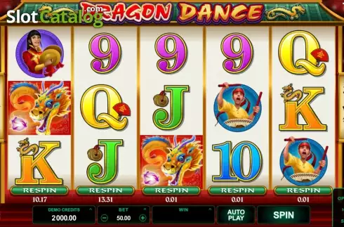 Οθόνη7. Dragon Dance (Games Global) Κουλοχέρης