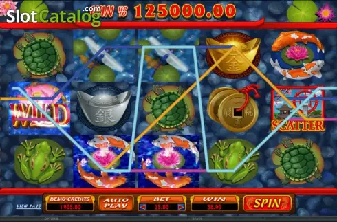 Οθόνη8. Lucky Koi (Microgaming) Κουλοχέρης