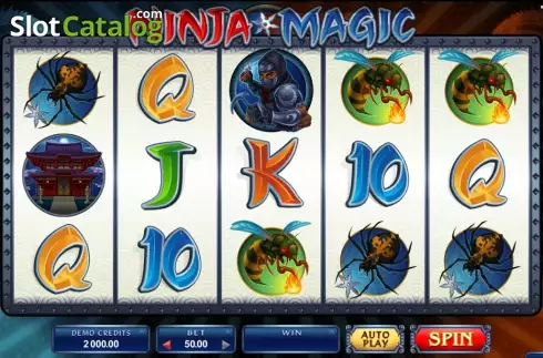 Οθόνη5. Ninja Magic Κουλοχέρης