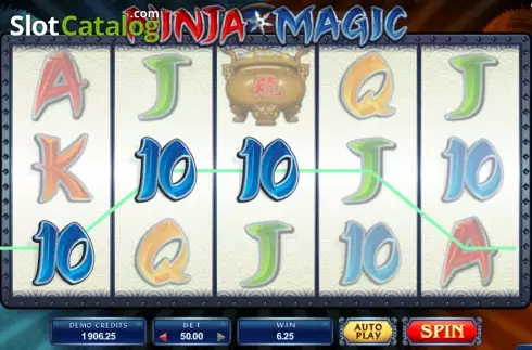 Οθόνη7. Ninja Magic Κουλοχέρης