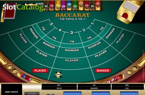 Οθόνη2. Baccarat (Microgaming) Κουλοχέρης