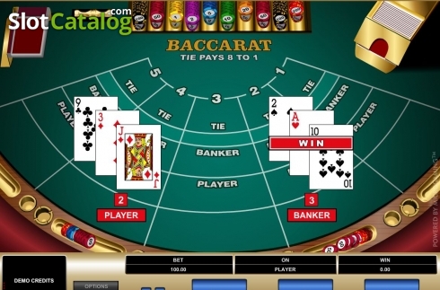 Οθόνη3. Baccarat (Microgaming) Κουλοχέρης