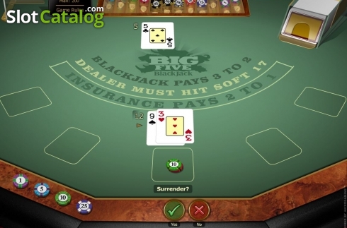 Οθόνη3. Big 5 Blackjack Gold Κουλοχέρης
