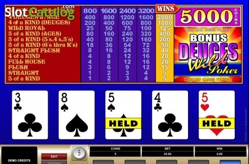 Οθόνη2. Bonus Deuces Wild (Microgaming) Κουλοχέρης