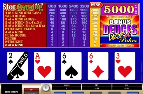 Οθόνη3. Bonus Deuces Wild (Microgaming) Κουλοχέρης