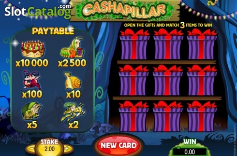 Οθόνη2. Cashapillar Scratch Card Κουλοχέρης