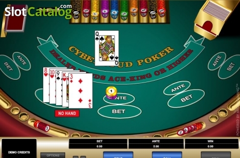 Οθόνη3. Cyber Stud Poker Κουλοχέρης 