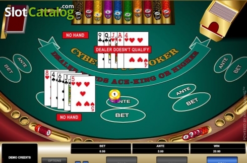 Οθόνη5. Cyber Stud Poker Κουλοχέρης 