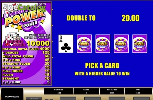 Οθόνη6. Deuces & Joker MH (Microgaming) Κουλοχέρης