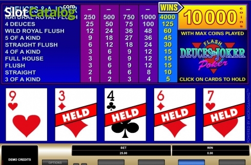 Οθόνη3. Deuces & Joker (Microgaming) Κουλοχέρης