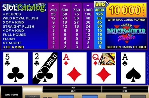 Οθόνη4. Deuces & Joker (Microgaming) Κουλοχέρης