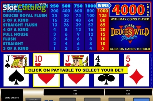 Οθόνη6. Deuces Wild (Microgaming) Κουλοχέρης