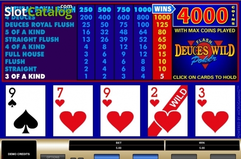 Οθόνη7. Deuces Wild (Microgaming) Κουλοχέρης