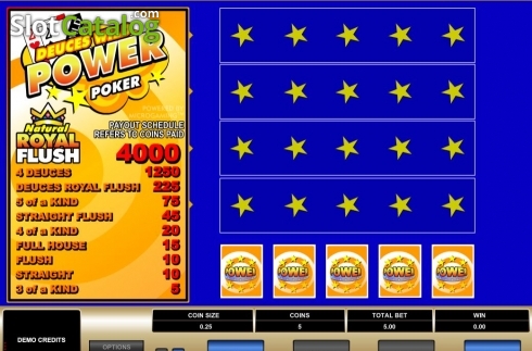 Οθόνη3. Deuces Wild MH (Microgaming) Κουλοχέρης