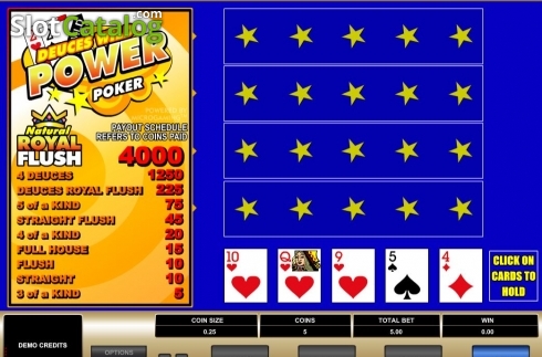 Οθόνη4. Deuces Wild MH (Microgaming) Κουλοχέρης