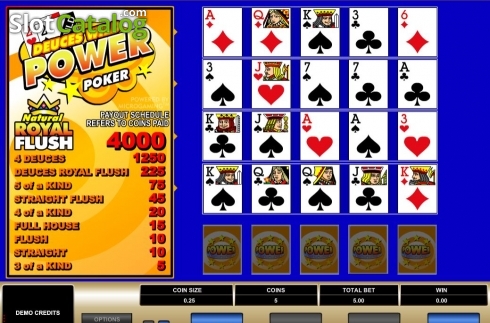 Οθόνη5. Deuces Wild MH (Microgaming) Κουλοχέρης